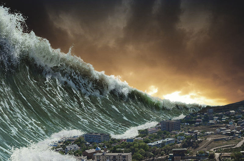 Que significa soñar con un tsunami