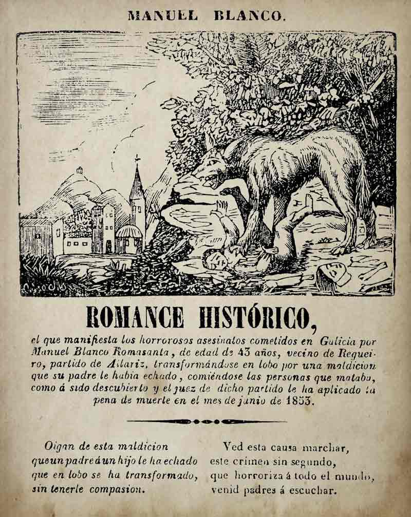 Primer asesino en serie Español El hombre Lobo Romasanta