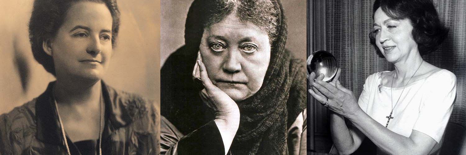 Mejores videntes mujeres de la historia. Jeane Dixon, Madame Blavatsky y Alice Bailey.